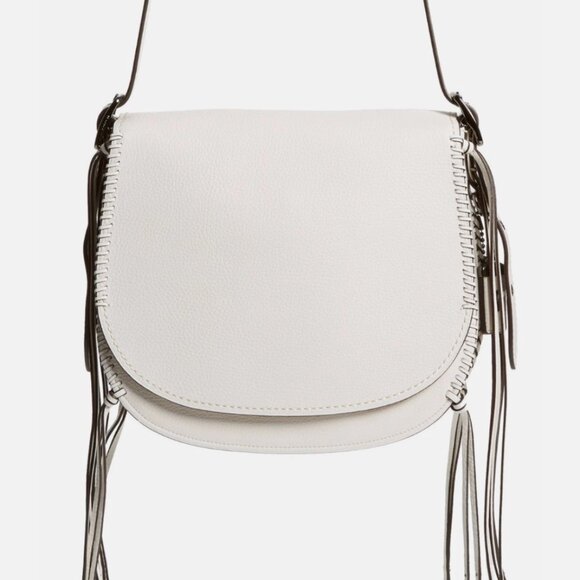 Coach 1941 Whiplash Saddle Bag Pebbled Glovetanned Leather Chalk Cleaned #38219 - Picture 2 of 16